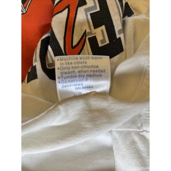 Vintage Single Stitch T Shirt Cl Browns Bangles Time 2 Play NFL All Sport Event - Picture 7 of 7